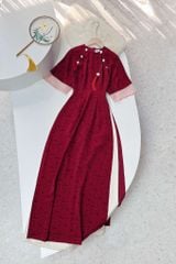 Áo Dài Mango Nút Xà Cừ AD1399 (áo lẻ)