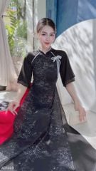 Áo Dài 4T Cô Gái Đồng Quê AD1469 (áo lẻ)