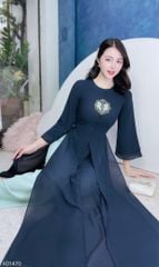 Áo Dài 4T Tứ Thân Đồng Tiền AD1470 (áo lẻ)