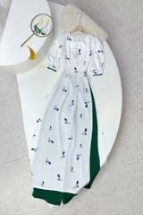 Áo Dài Cổ Sóng Valley AD1463 (áo lẻ)