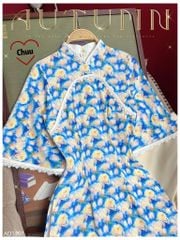 Áo Dài Ren Qúi Nhân AD1491 (áo lẻ)