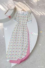 Áo Dài Cổ Mây Disney AD1481 (áo lẻ)