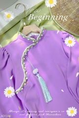 Áo Dài Ren Thạch Lam AD1342 (áo lẻ)