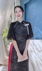 Áo Dài 4T Cô Gái Đồng Quê AD1469 (áo lẻ)