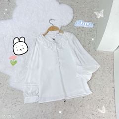 Áo Sơ Mi Cổ Búp Sen A1708