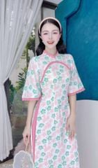 Áo Dài Ren Qúi Nhân AD1491 (áo lẻ)