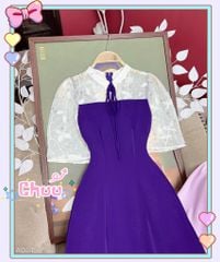 Áo Dài Tay Sương Mai AD9001.1453 (áo lẻ)