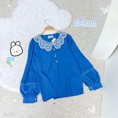 Áo Sơ Mi Cổ Búp Sen A1708