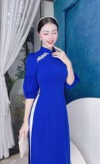 Áo Dài Tay Bí Ren 2 Biên AD9001.1509 (áo lẻ)