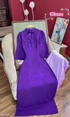 Áo Dài Cổ Trụ Nơ Đôi AD1361 (áo lẻ)