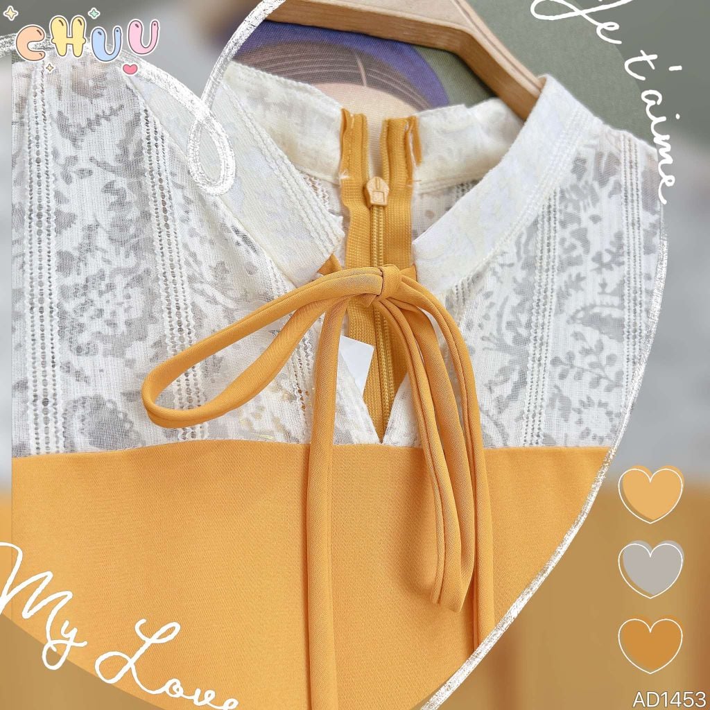 Áo Dài Tay Sương Mai AD9001.1453 (áo lẻ)