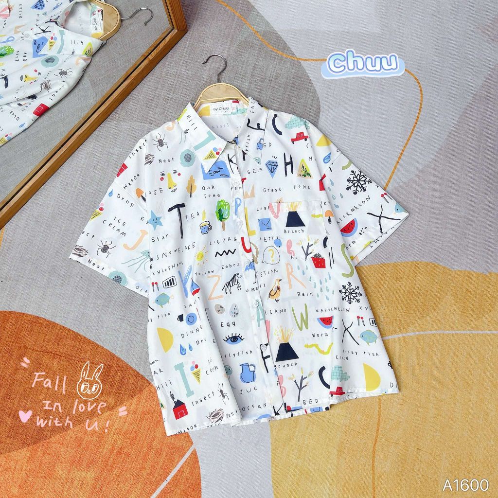 Áo Sơ Mi Oversize HT Có Túi A1600