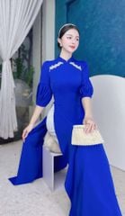 Áo Dài Tay Bí Ren 2 Biên AD9001.1509 (áo lẻ)