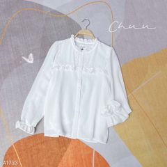 Áo Sơ Mi Ren 8 Cánh A1733