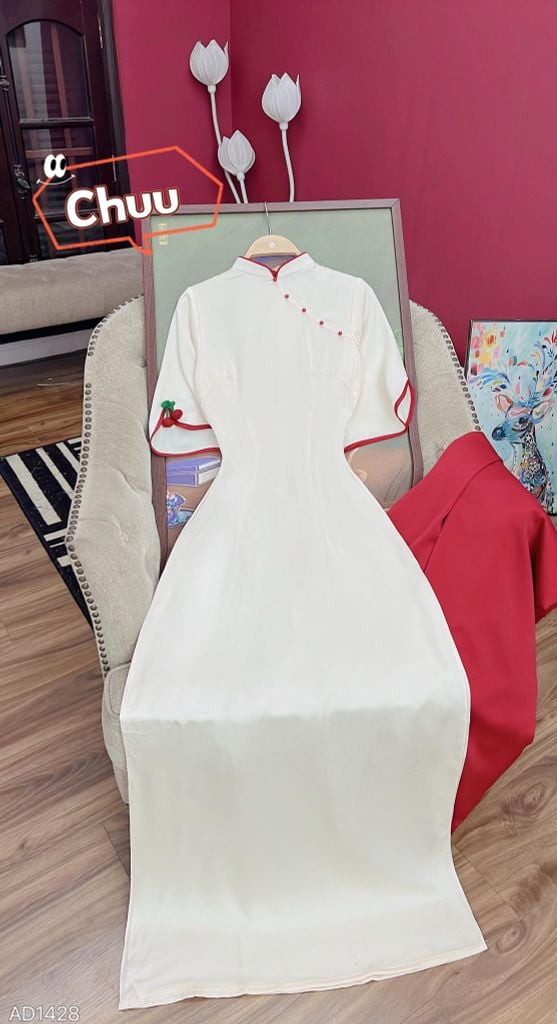 Áo Dài Chùm Cheri Len AD1428 (áo lẻ)