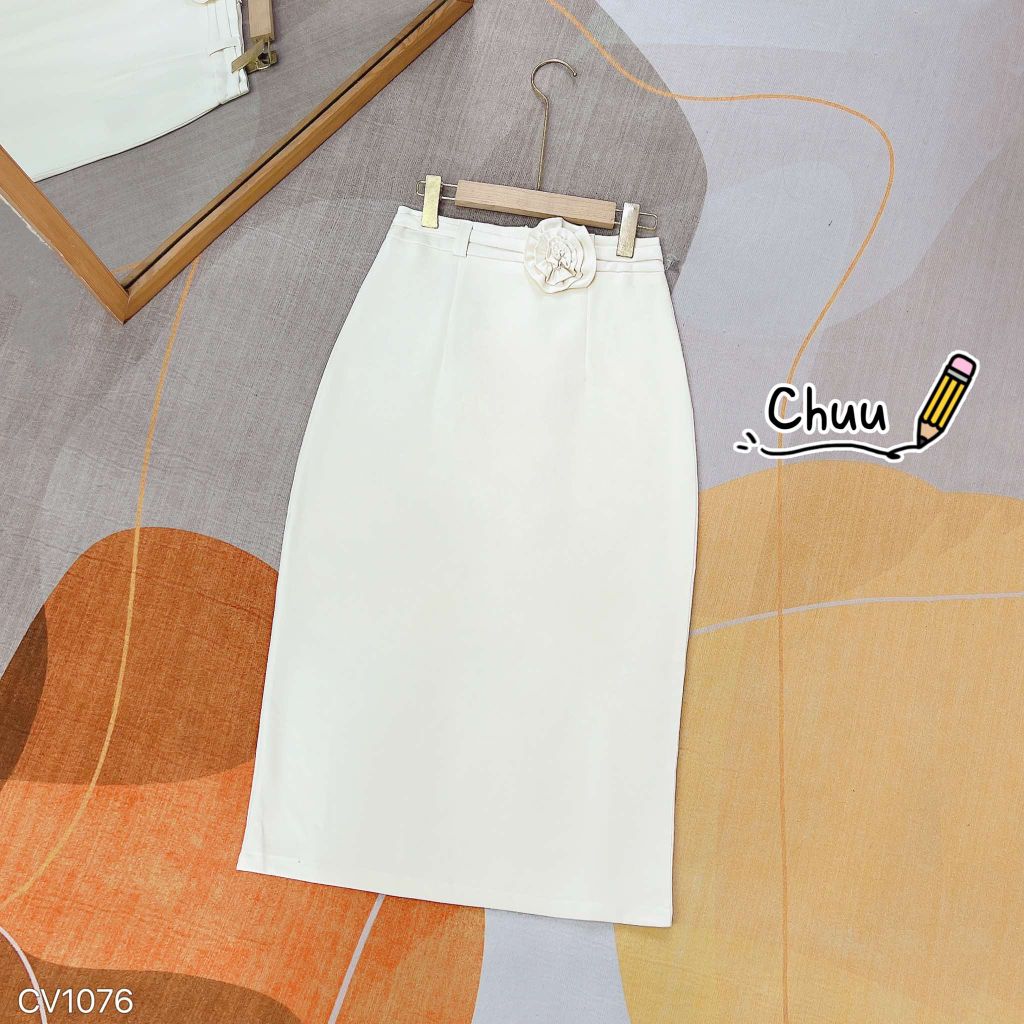 Chân Váy Bút Chì Mẫu Đơn 76cm CV1076