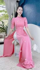 Áo Dài Nhiều Nơ Baby AD1551 (áo lẻ)