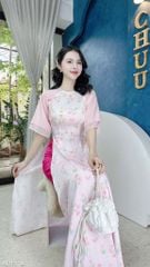 Áo Dài Tay Đôi Thùy Mỹ AD1556 (áo lẻ)