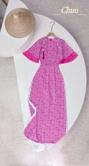 Áo Dài Mango Nút Xà Cừ AD1399 (áo lẻ)