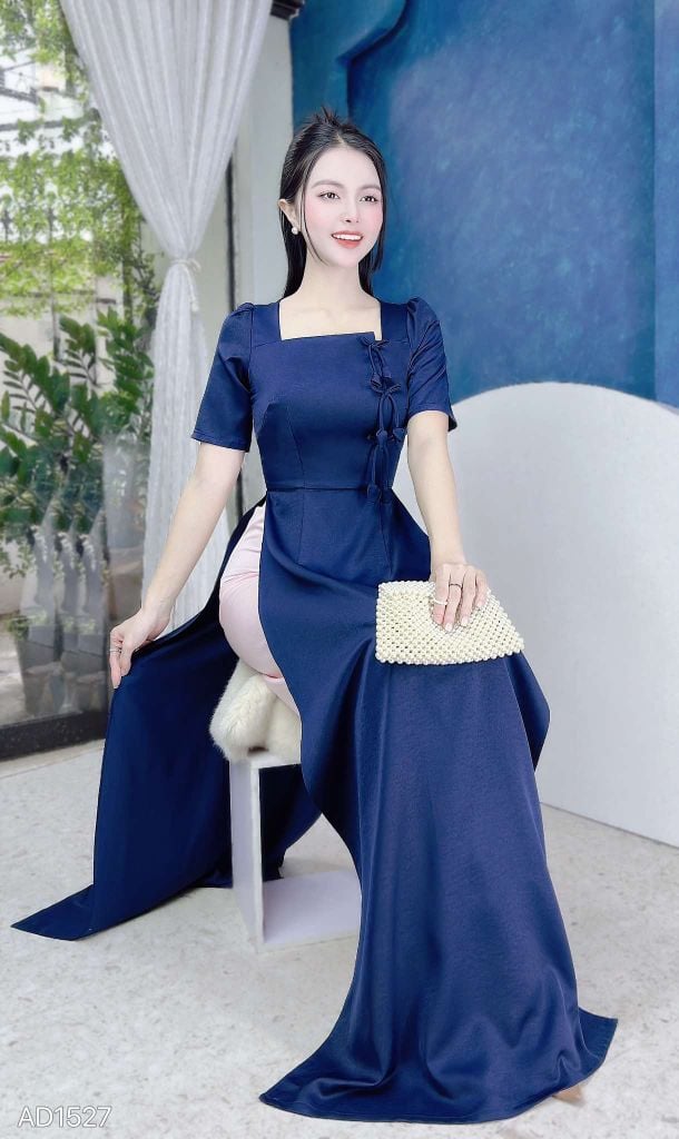 Áo Dài Chuông Gió Tulip AD9001.1527 (áo lẻ)
