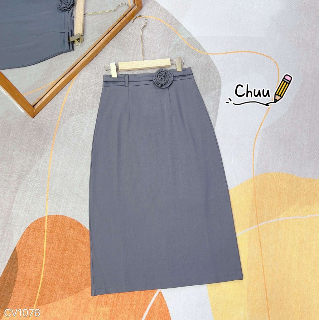 Chân Váy Bút Chì Mẫu Đơn 76cm CV1076