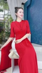 Áo Dài Tằm Gãy Nút Bọc Đôi AD1519 (áo lẻ)