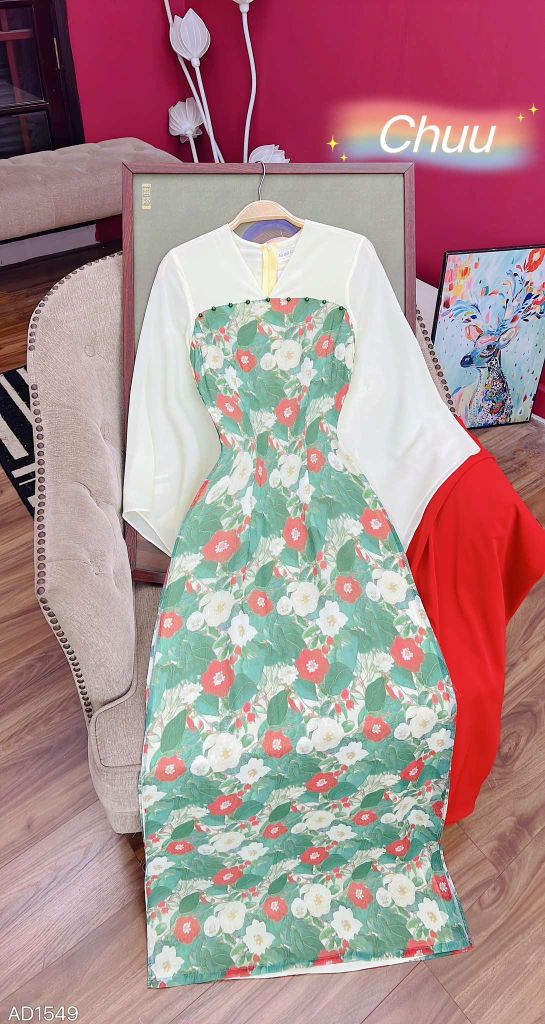 Áo Dài 4 Tà Khánh Thi AD9003.1549 (áo lẻ)