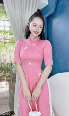Áo Dài Nhiều Nơ Baby AD1551 (áo lẻ)