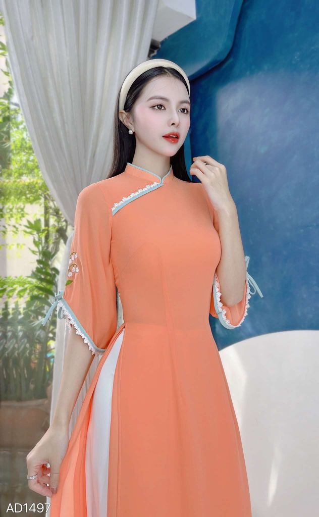 Áo Dài 4T Linh Lan AD1497 (áo lẻ)
