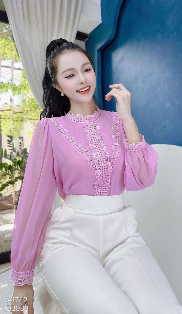 Áo Ic Ren Cầu Vòng A1742