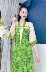 Áo Dài 4 Tà Qúi Phi AD9003.1550 (áo lẻ)