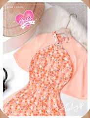 Áo Dài Váy Nơ Ngọc Trai AD1501 (áo lẻ)