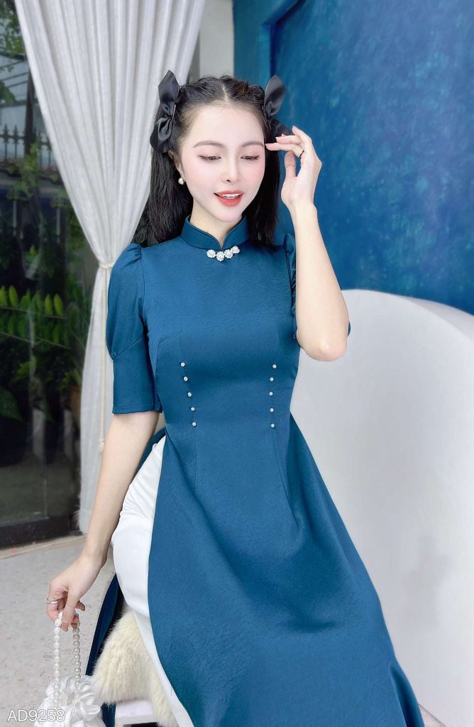 Áo Dài Eo Ngọc AD9001.9258 (áo lẻ)