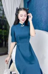 Áo Dài Eo Ngọc AD9001.9258 (áo lẻ)
