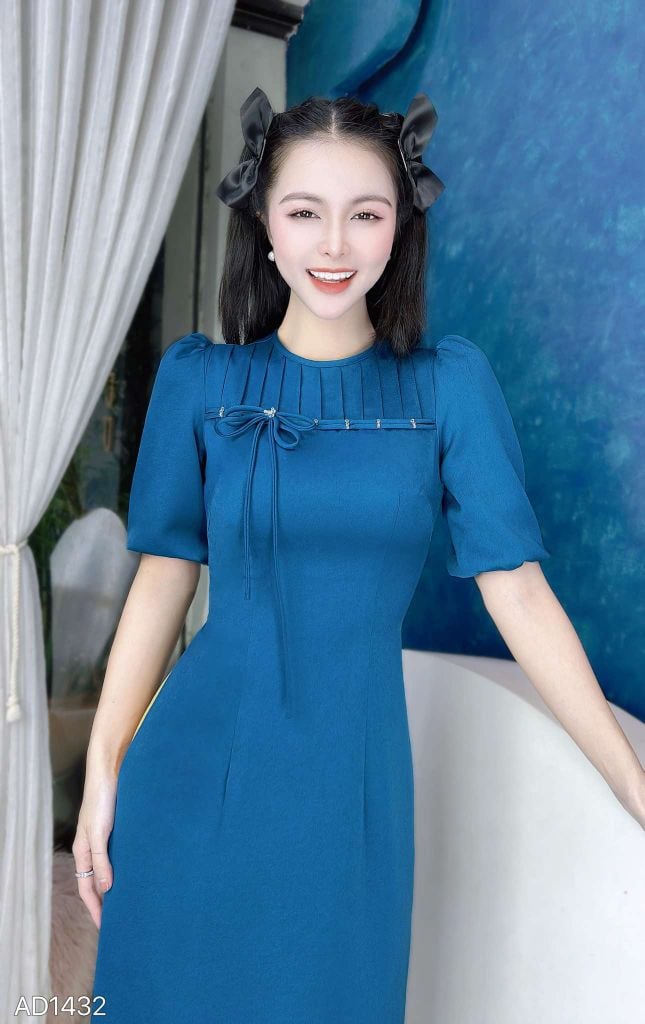 Áo Dài Vali Ánh Nhung AD1432 (áo lẻ)