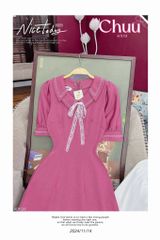 Áo Dài Thêu Mắt Xích AD1585 (áo lẻ)