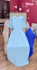 Áo Dài Cổ Sen Tulip AD1633 (áo lẻ)