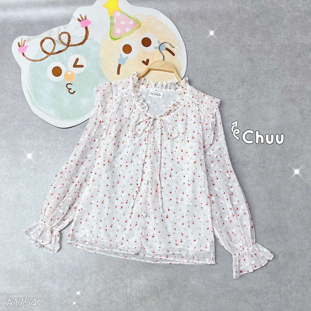Áo Sơ Mi Bông Tuyết Vivian A9001.1754