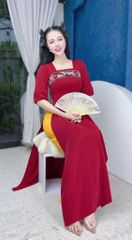 Áo Dài Đôi Én Mùa Xuân 130cm AD1570 (áo lẻ)