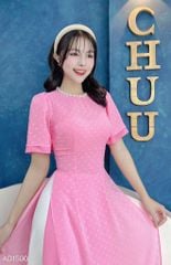 Áo Dài 4T Cổ Cườm Bọt Biển AD1590 (áo lẻ)