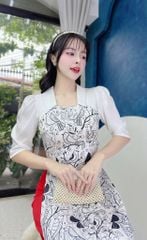 Áo Dài Vành Khuyên AD1593 (áo lẻ)