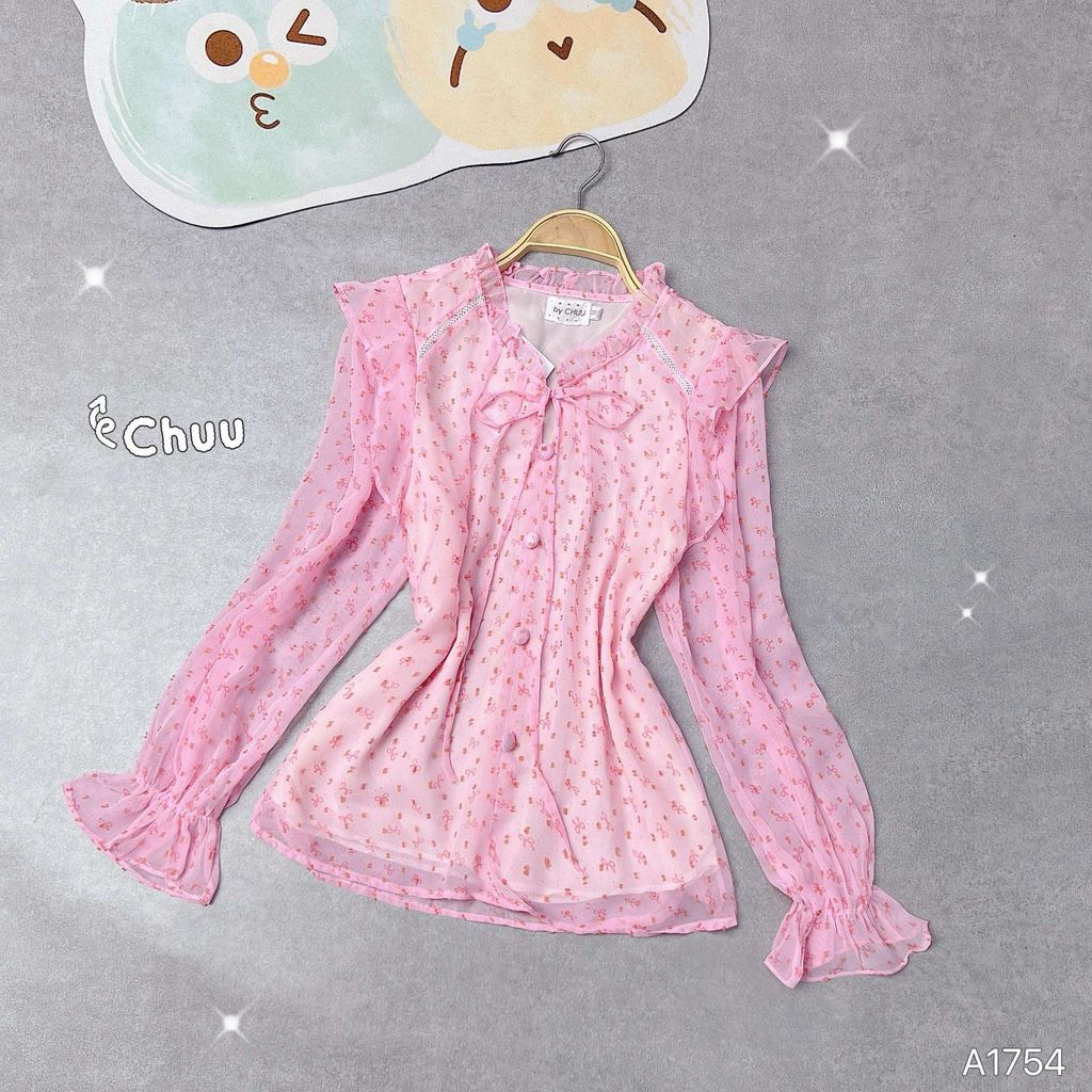 Áo Sơ Mi Bông Tuyết Vivian A1754