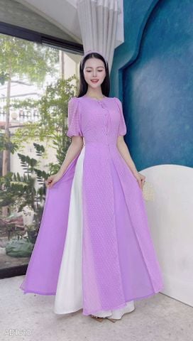 Áo Dài 4T Bông Tuyết Tứ Thân AD1610 (áo lẻ)