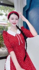 Áo Dài BiBi Cổ Trắng AD9002.1333 (áo lẻ)