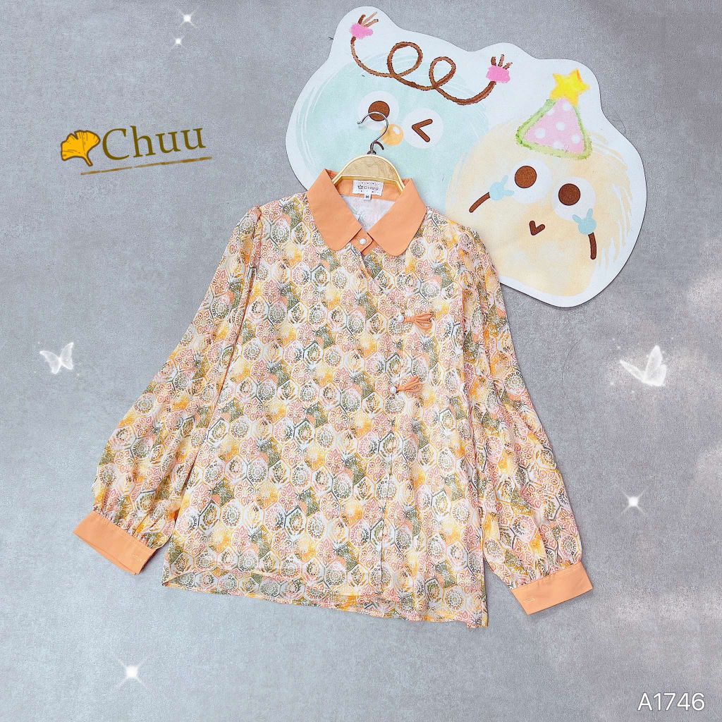 Áo Sơ Mi Nút Tai Hươu A1746