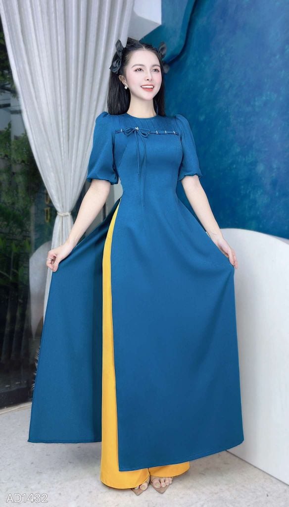 Áo Dài Vali Ánh Nhung AD1432 (áo lẻ)