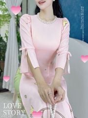 Áo Dài Linh Lan Và Gấu AD1547 (áo lẻ)