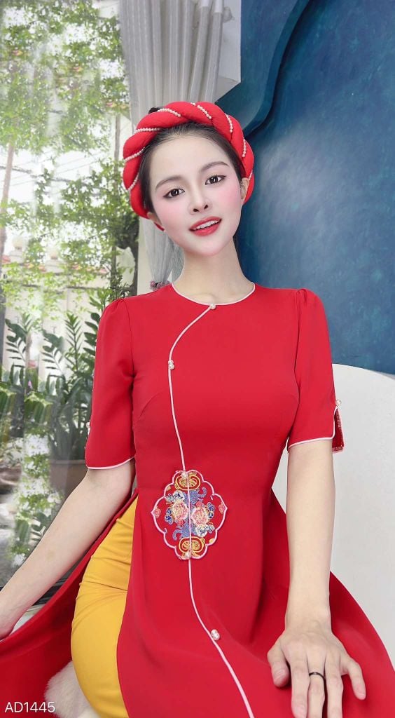 Áo Dài Phù Nhật Nguyệt AD1445 (áo lẻ)