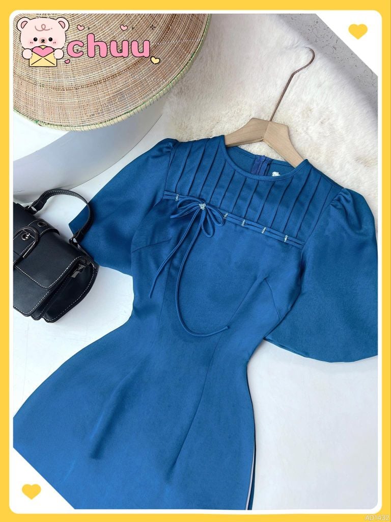 Áo Dài Vali Ánh Nhung AD1432 (áo lẻ)