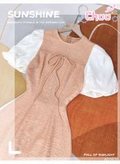 Áo Dài Dứa Tay Bồng AD1635 (áo lẻ)